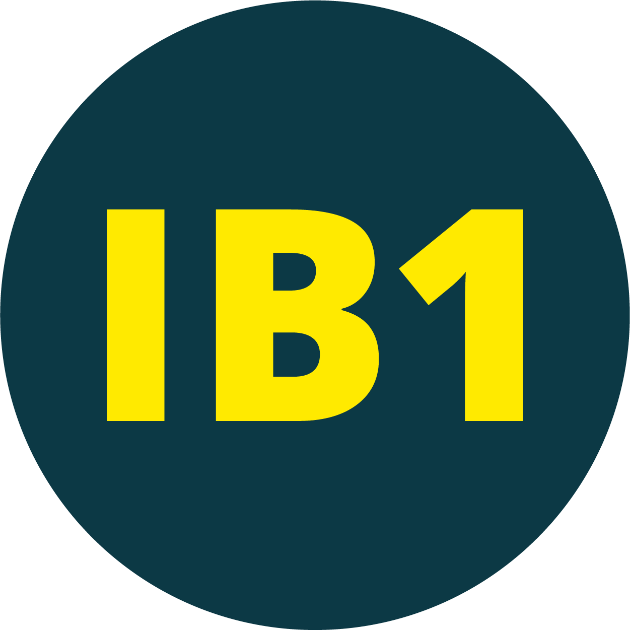 IB1 blue roundel — large