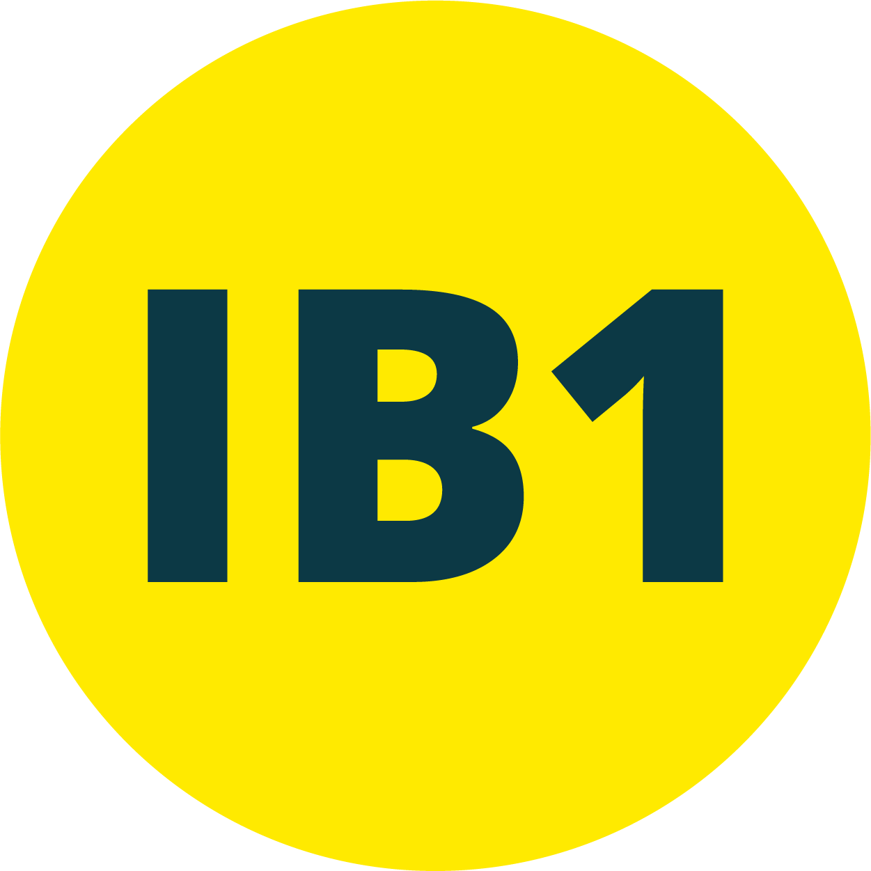 IB1 yellow roundel — large