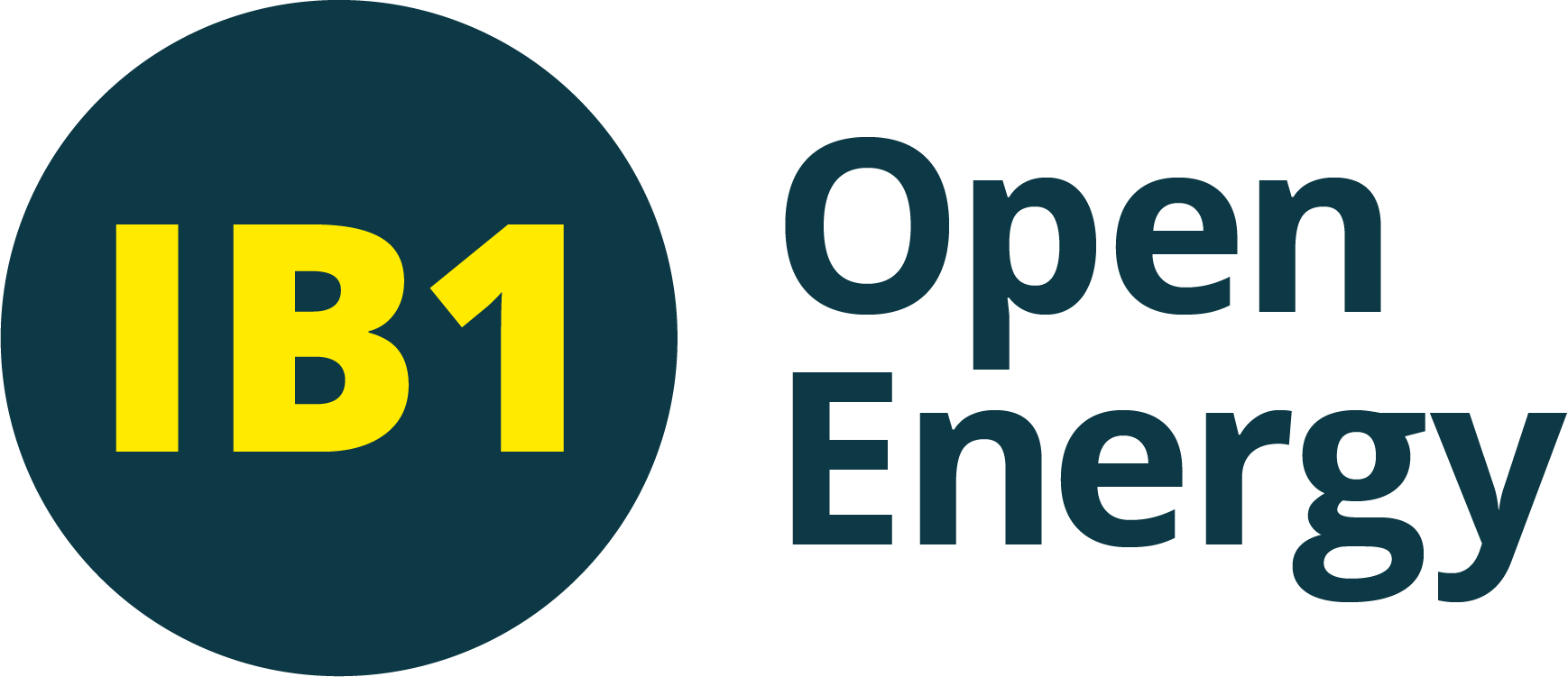 IB1 Open Energy™: blue roundel and dark blue text