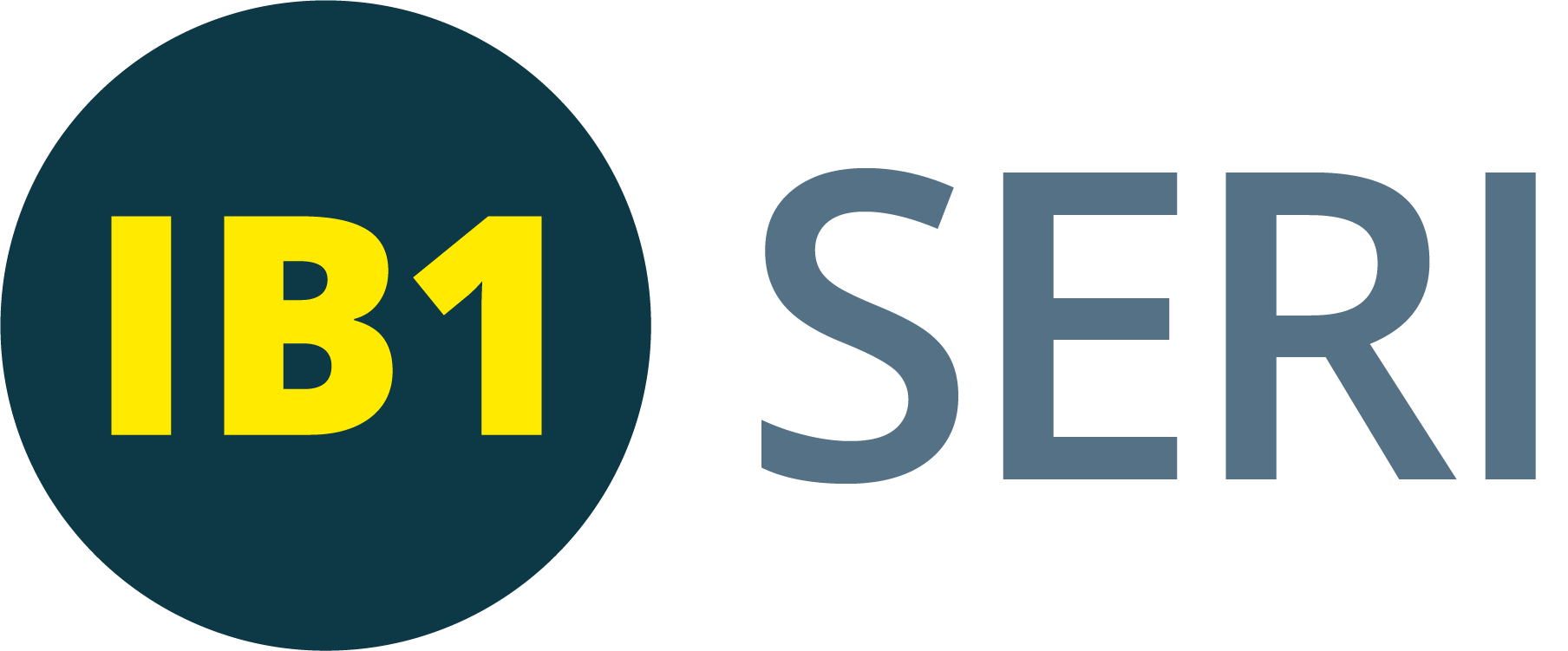 IB1 SERI: blue roundel and light blue text