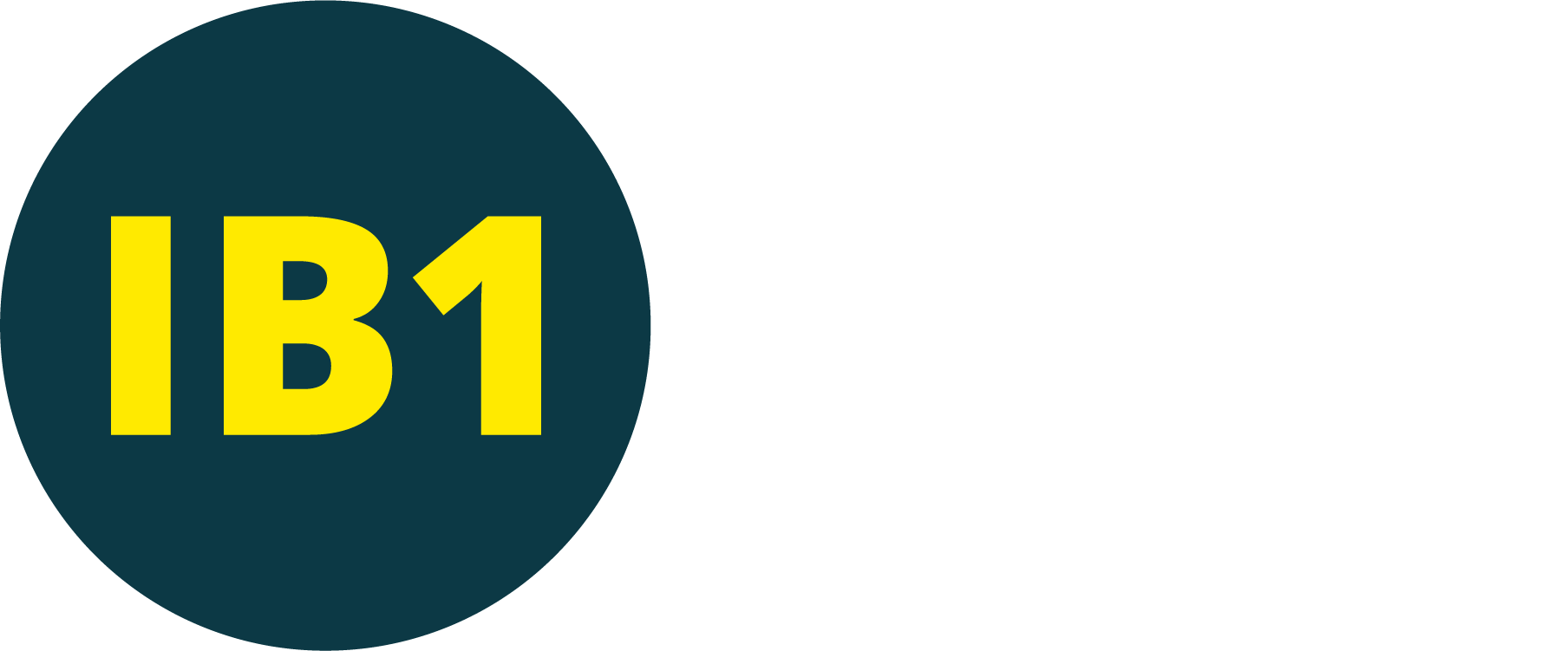 IB1 SERI: blue roundel and white text