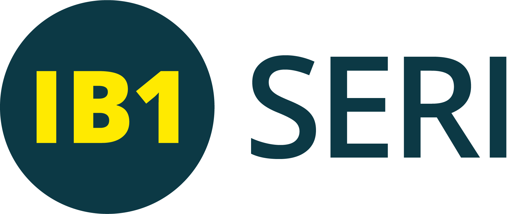 IB1 SERI: blue roundel and dark blue text